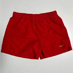 Nike Red Vintage Athletic Shorts, size small